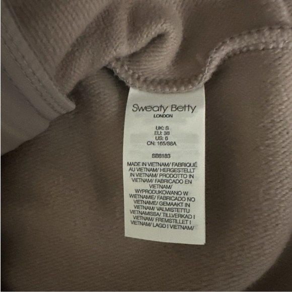 NWT Sweaty Betty [ Small ] Run Crew Neck Performance Sweatshirt Dusk Pink‎ #q423 - Picture 4 of 16